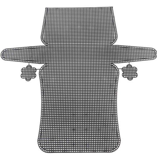 Plastik Kanvas Siyah Renk 22X44 Cm