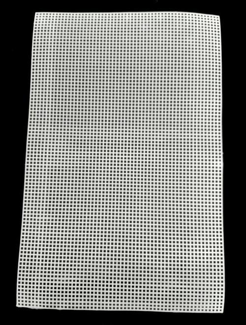 50X33 Cm Beyaz Plastik Kanvas Plaka