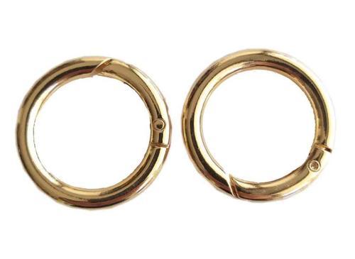İkili 2.5 Cm Light Gold Renk Yaylı Halka Örgü Çanta İçin