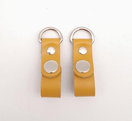 Hardal Gerçek Deri Çıtçıtlı Sapucu Böce Gümüş Metalli