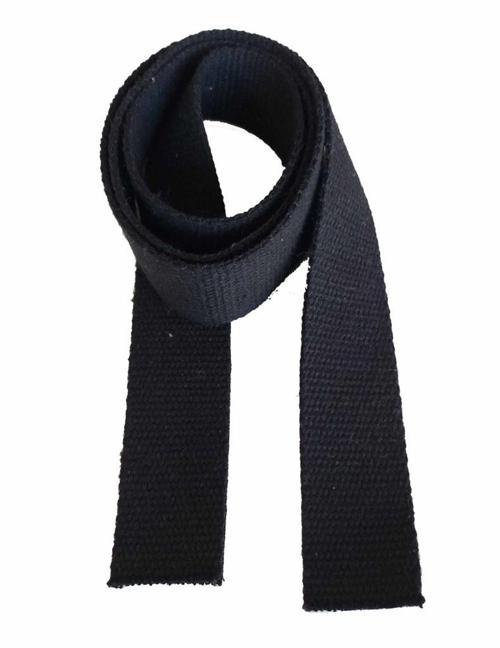 4 Cm Pamuklu Kolon 2 Metre Siyah