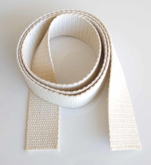 4 Cm Pamuklu Kolon 1 Metre Krem Renk