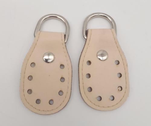 Krem Çift Kat Dikişli Suni Deri Sapucu Böce Gümüş Metalli