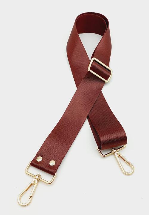 Polyester Kolon 120X4 Cm Bordo Light Gold Metalli