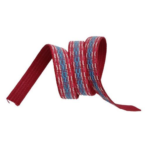 3 cm Polyester Kolon Fuşya Mavi 1 Metre