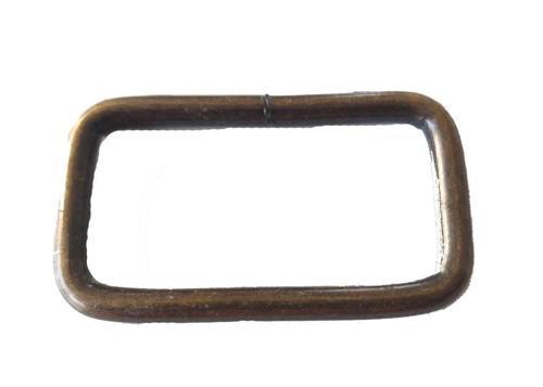 4 Cm Dikdörtgen Halka Antik Renk