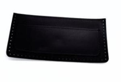 22x11 cm Siyah Renk Suni Deri Cep