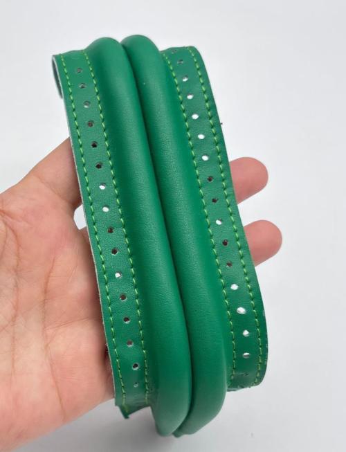 16 cm Suni Derili Yeşil  Renk Gizli Çanta Bursu