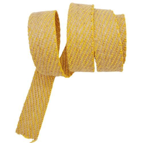 3.5 cm Jüt Kolon Sarı Renk 1 metre