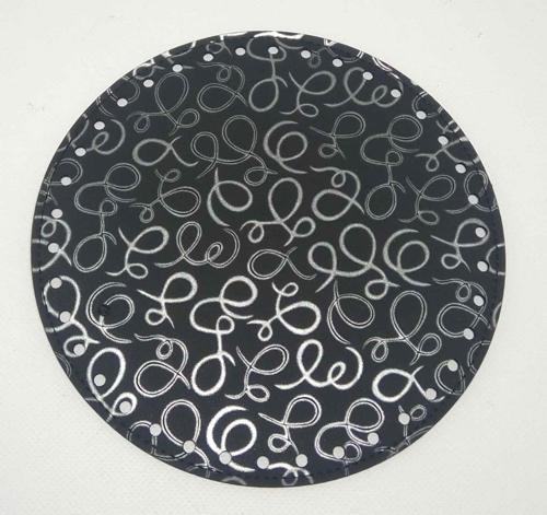 20 Cm Desenli Yuvarlak Plaka, Taban