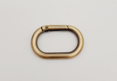 Antik 3 cm Ovalize Yaylı Halka 1 Adet