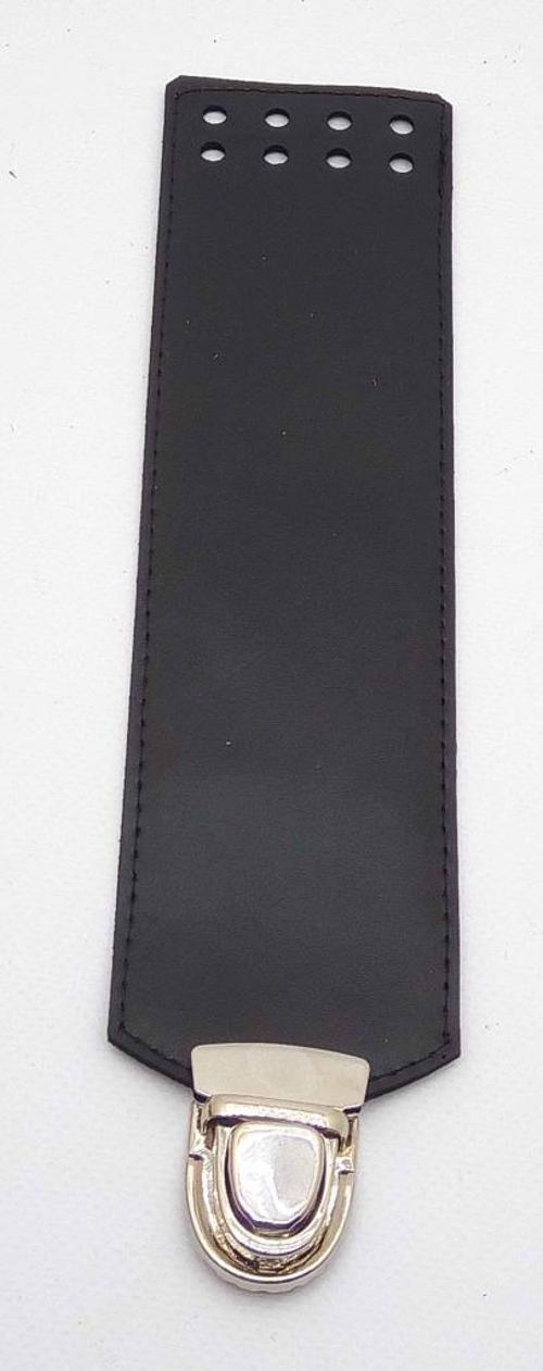 Siyah Renk 25X6 Cm Çanta Kapağı