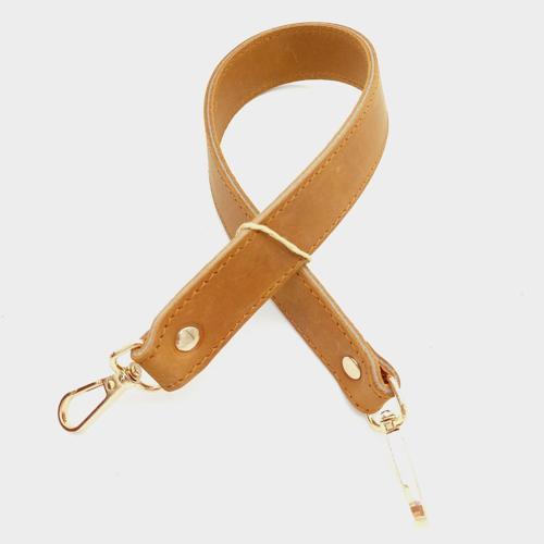 Gerçek Deri Çift Kat Dikişli Kısa Sap Açık Taba