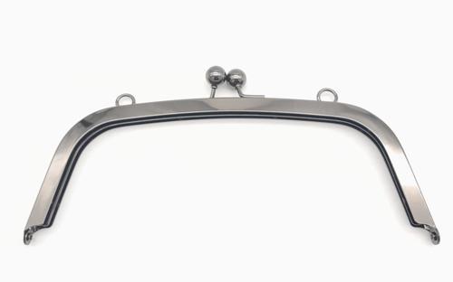 21.5 Cm Füme Oval Köşe Çanta Klipsi Çanta Bursu