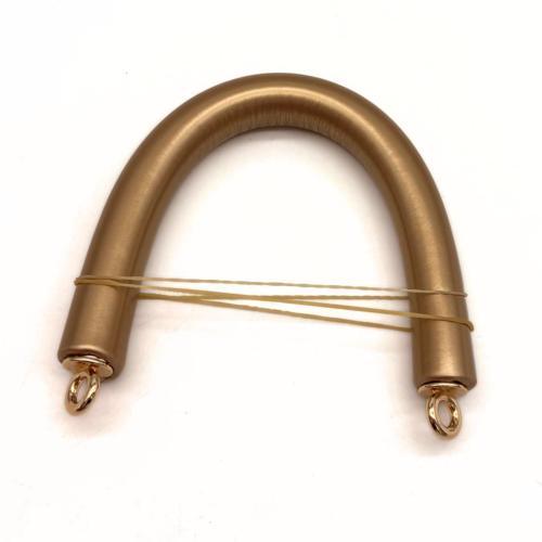 27 cm Rulo Model Suni Deri Rugan Gold Çanta Sapı Light Gold Metalli