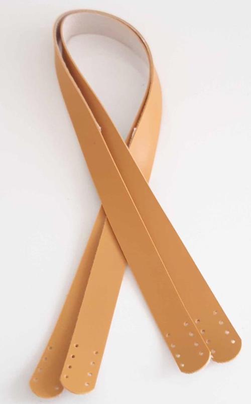 Tek Kat Suni Deri 80X2.5 Cm, Hardal Renk
