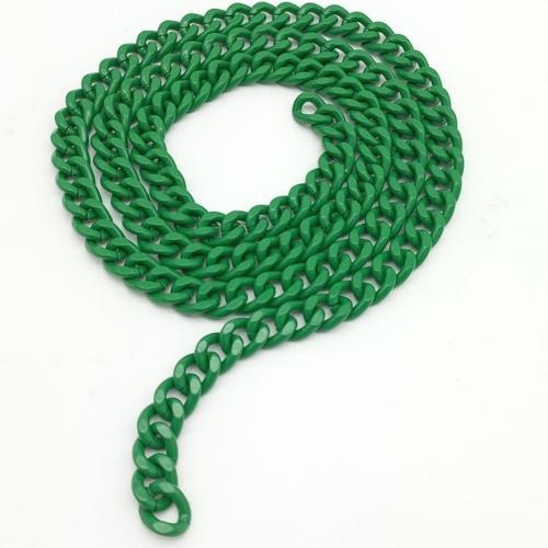 Renkli Metal Zincir Yeşil 120 Cm