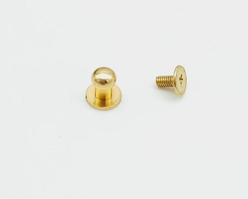 Vidalı Trok Rivet Light Gold Renk 1 Adet