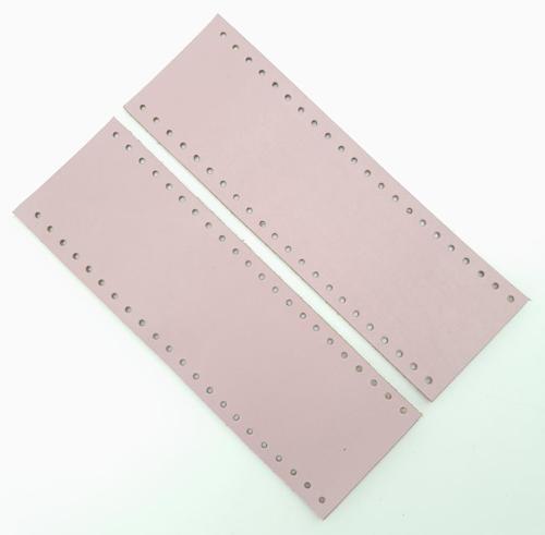 Lila Gerçek Deri Tutma Sapı 18X6 Cm Simit Sap