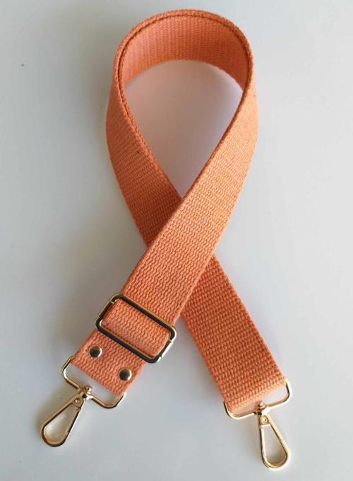 Pamuklu Kolon 120X4 Cm Light Gold Metal Turuncu