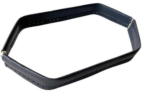 Gri Renk Derili Metal Çanta Ağzı 33 Cm