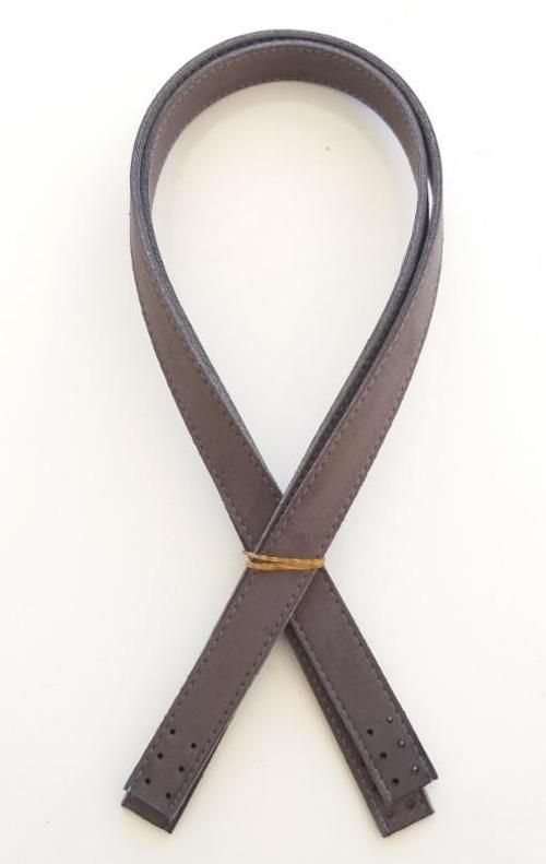 Süet Suni Deri Gri Çift Sap 70X2 Cm