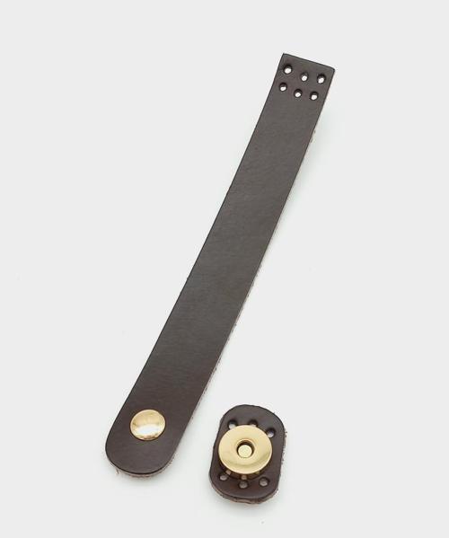 18x2,3 cm Siyah Gerçek Deri Düz Çanta Kapağı Light Gold Metalli