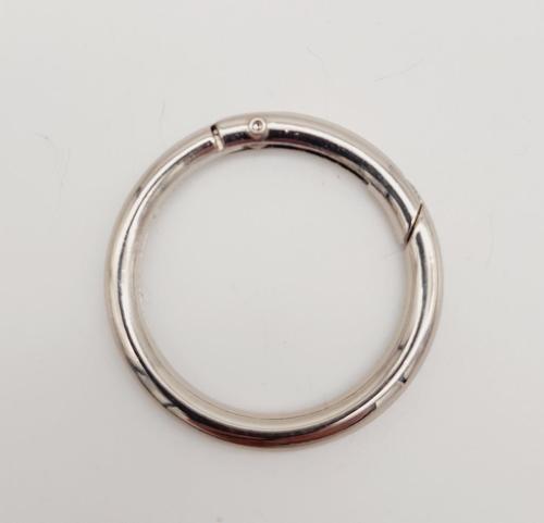 4 Cm Gümüş Yaylı Halka 1 Adet