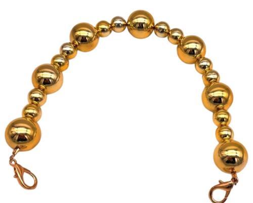38 cm Gold  Çanta Sapı Light Gold Metalli