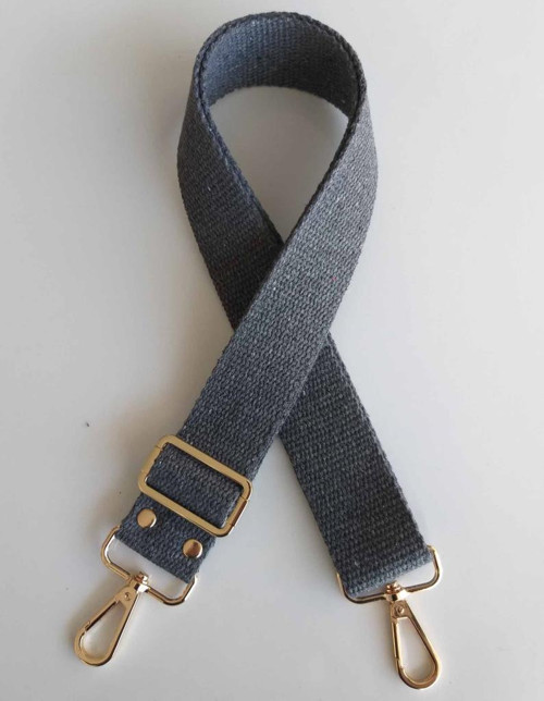 Pamuklu Kolon 120X4 Cm Light Gold Metal Koyu Gri