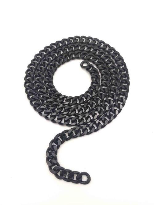 Renkli Metal Zincir Siyah 120 Cm