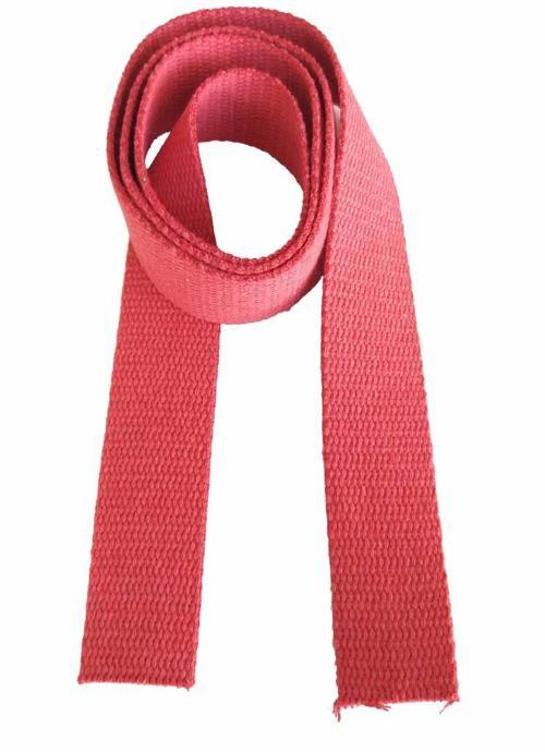 4 Cm Pamuklu Kolon 1 Metre Kırmızı