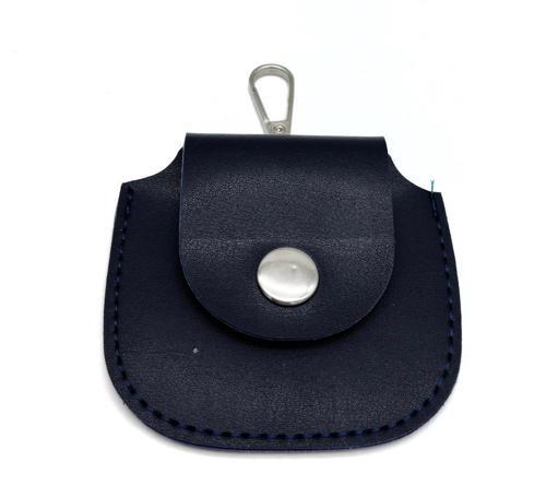 8.5x8 cm cm Lacivert Renk Kancalı Suni Deri Cep