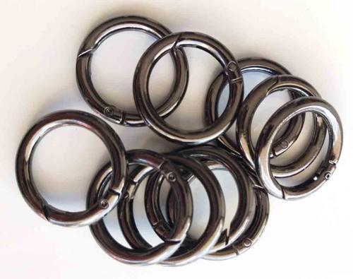 10Lu 2.5 Cm Füme Renk Yaylı Halka Örgü Çanta İçin