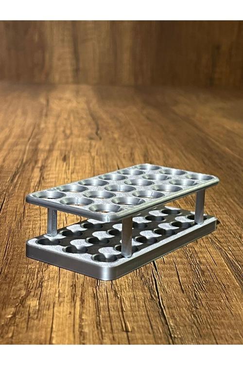 18'Li Eppendorf Tüpü Standı (Gümüş)