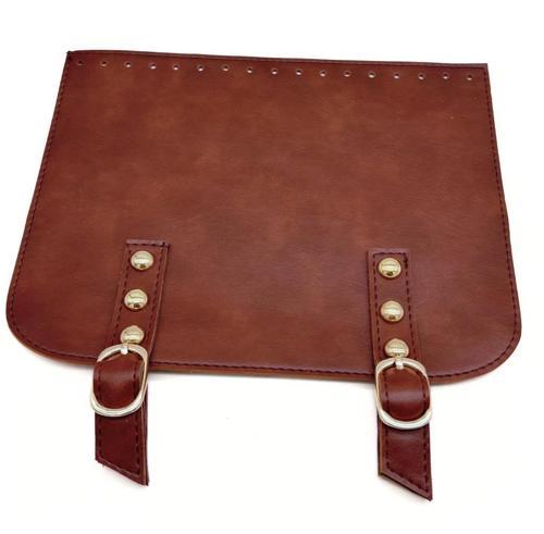 24x19 cm Çift Mıknatıslı  Suni Deri Kapak Taba Renk Light Gold Metalli