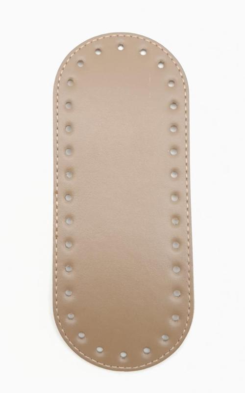 Suni Deri Vizon 20X8 cm Oval Çanta Tabanı