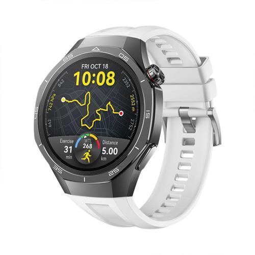 Huawei Watch Gt5 Pro 46mm İle Tam Uyumlu Kordon Metal Tokalı Yumuşak Silikon Kordon Kayış
