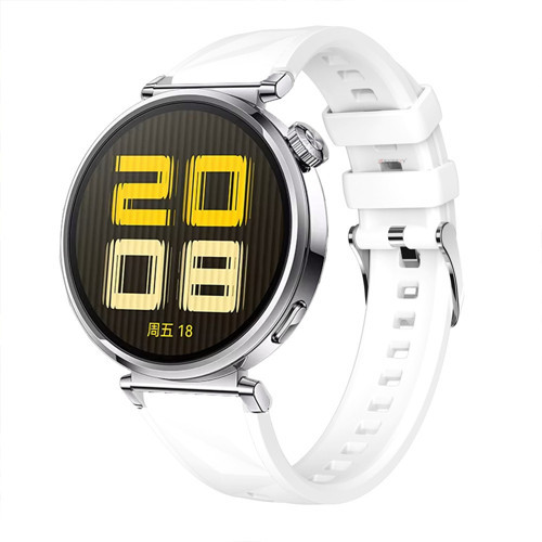 Huawei Watch GT5 41mm İle Uyumlu Prism Metal Tokalı Soft Yumuşak Silikon Kordon