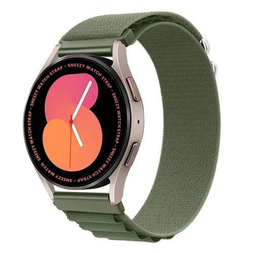 Samsung Galaxy Watch 5 40-44mm Uyumlu 20mm Frost Alpine Loop Kordon