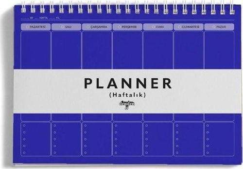 Planner 32cmx23cm Lacivert