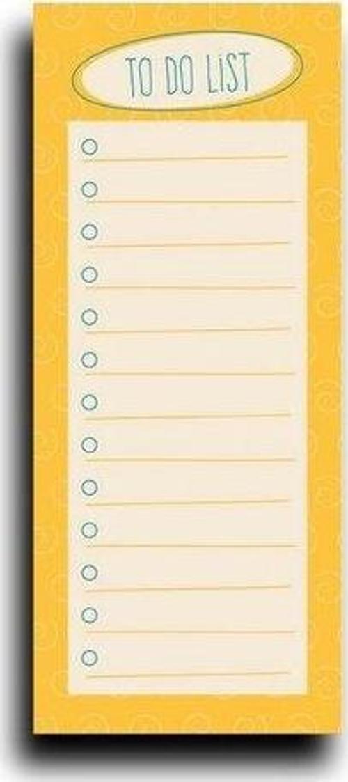 To Do List 9,5cmx22,5cm Sarı