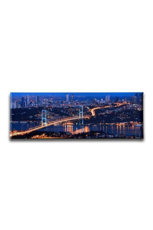 Istanbul Manzara Panoramik Kanvas Tablo