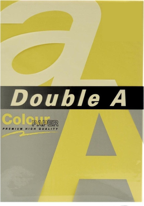 Double-A Renkli Fotokopi Kağıdı A4 80 Gram Pastel Butter (25 Li Paket)