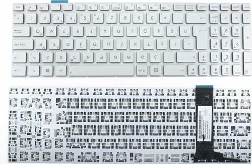 Asus N56VZ-S4283H Gri Gümüş Silver Işıksız Klavye K-AS64