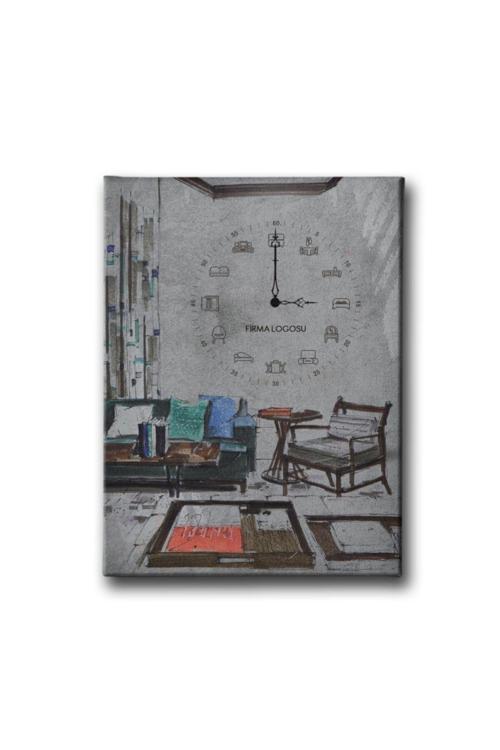 Modern Saatli Tablo