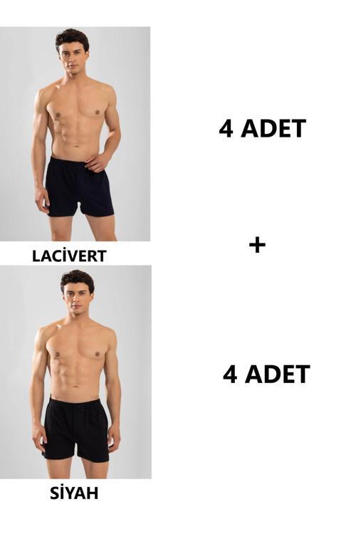 8'Li Erkek Penye Havlu Bel Boxer