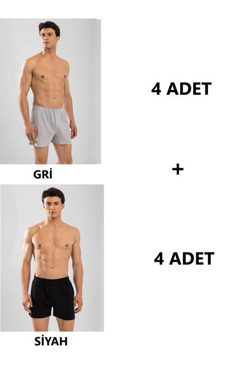 8'Li Erkek Penye Havlu Bel Boxer