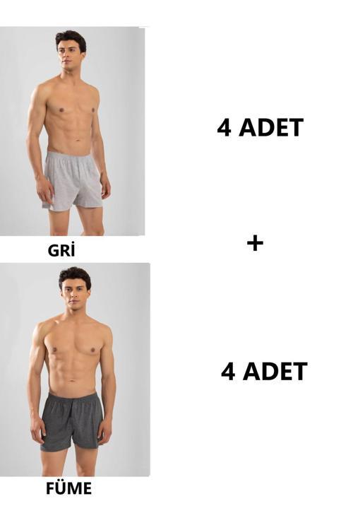 8'Li Erkek Penye Havlu Bel Boxer