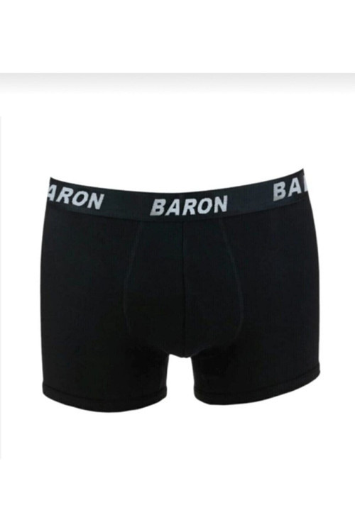Siyah Erkek Boxer 6'Lı